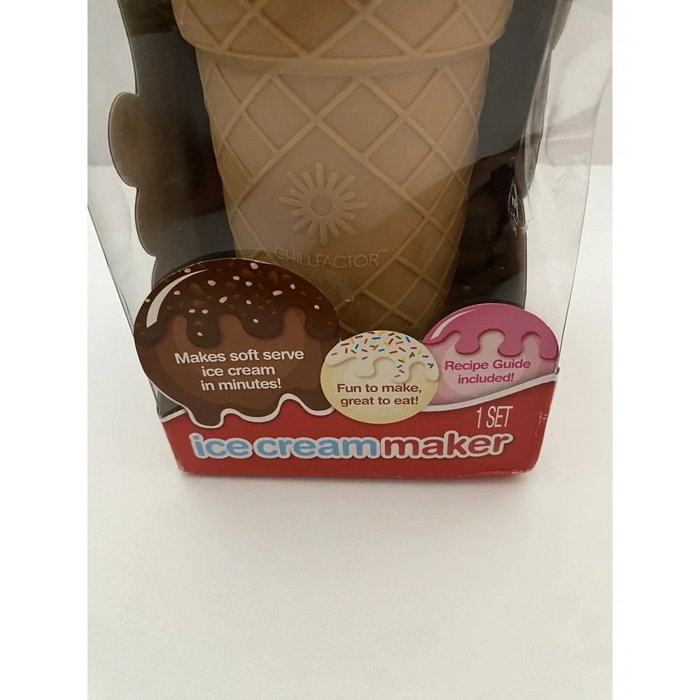 NEW Chill Factor Ice Cream Maker Set | Quick & Easy 4 Step Soft Serve